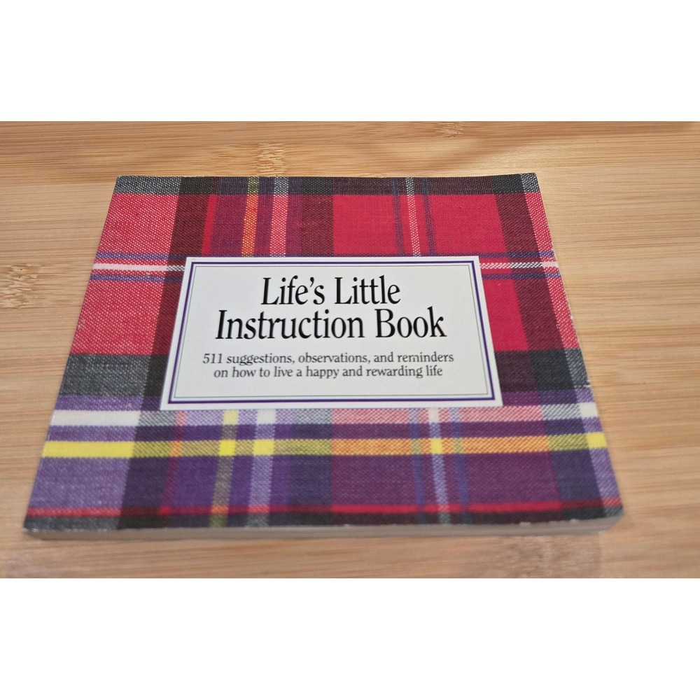 Lifes Little Instruction Book H Jackson Brown Jr Plaid Paperback 1-55853-102-5